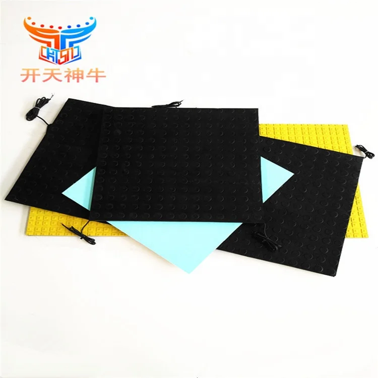 
Simple to install rubber Industrial safety carpet mat weight sensor switch 