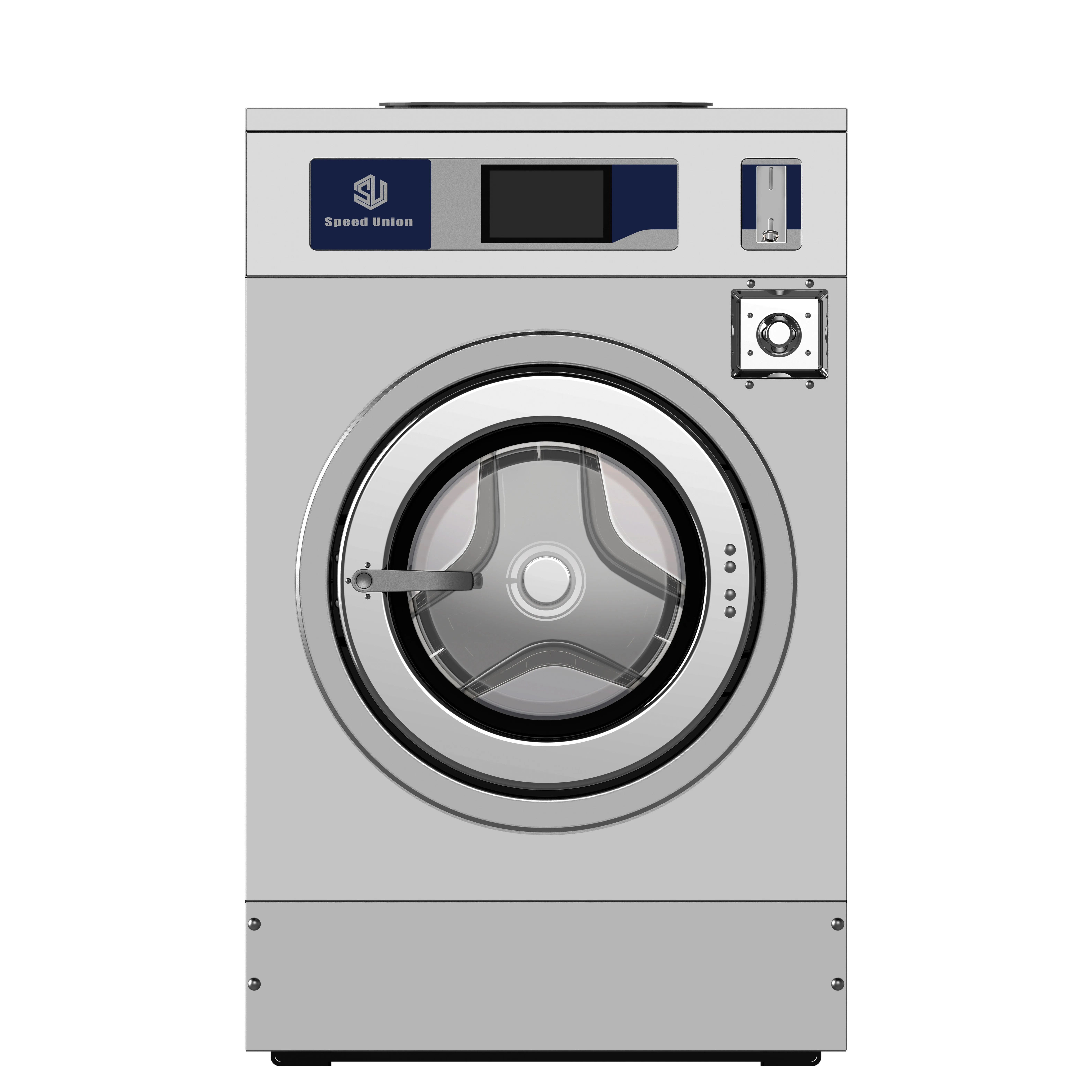 
15kg Coin Token Industrial Front Loading Washing Machine 