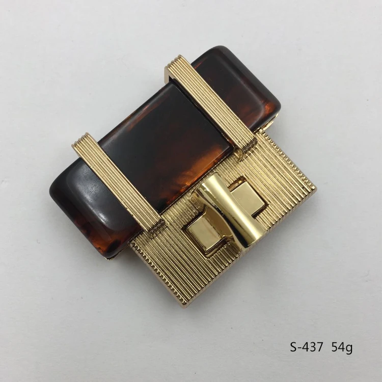 

wholesale purse resin twist lock handbag turn lock of metal accessory