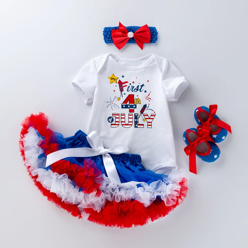 

Summer Infant Outfits Cute Cotton Cartoon Newborn Baby Girls' Clothing Shoes Sets