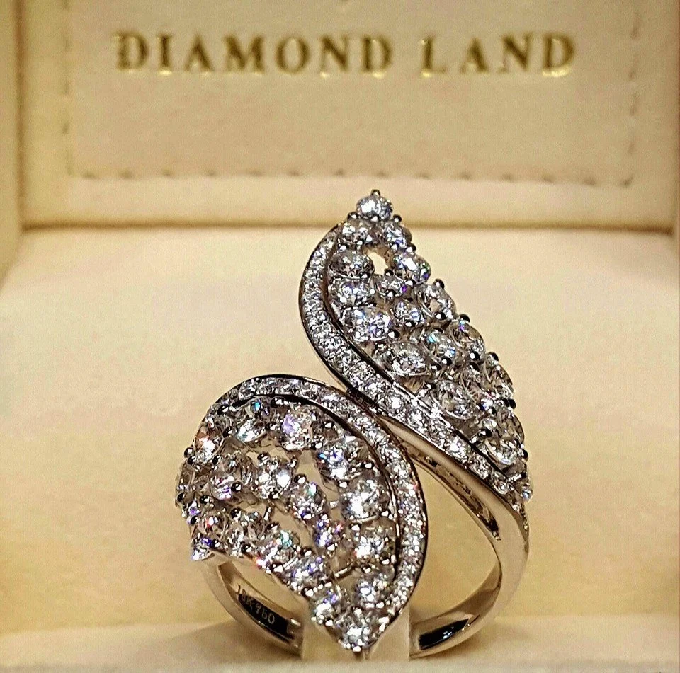

Luxury White Gold Filled Engagement Wedding Zircon Rings for Women Creative Angel Wings Vintage Anniversary Jewelry Gift