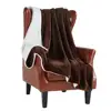 Custom Print Fleece Soft Super 50x60 Luxury Sherpa Cable Knit Sofa Throw Blanket