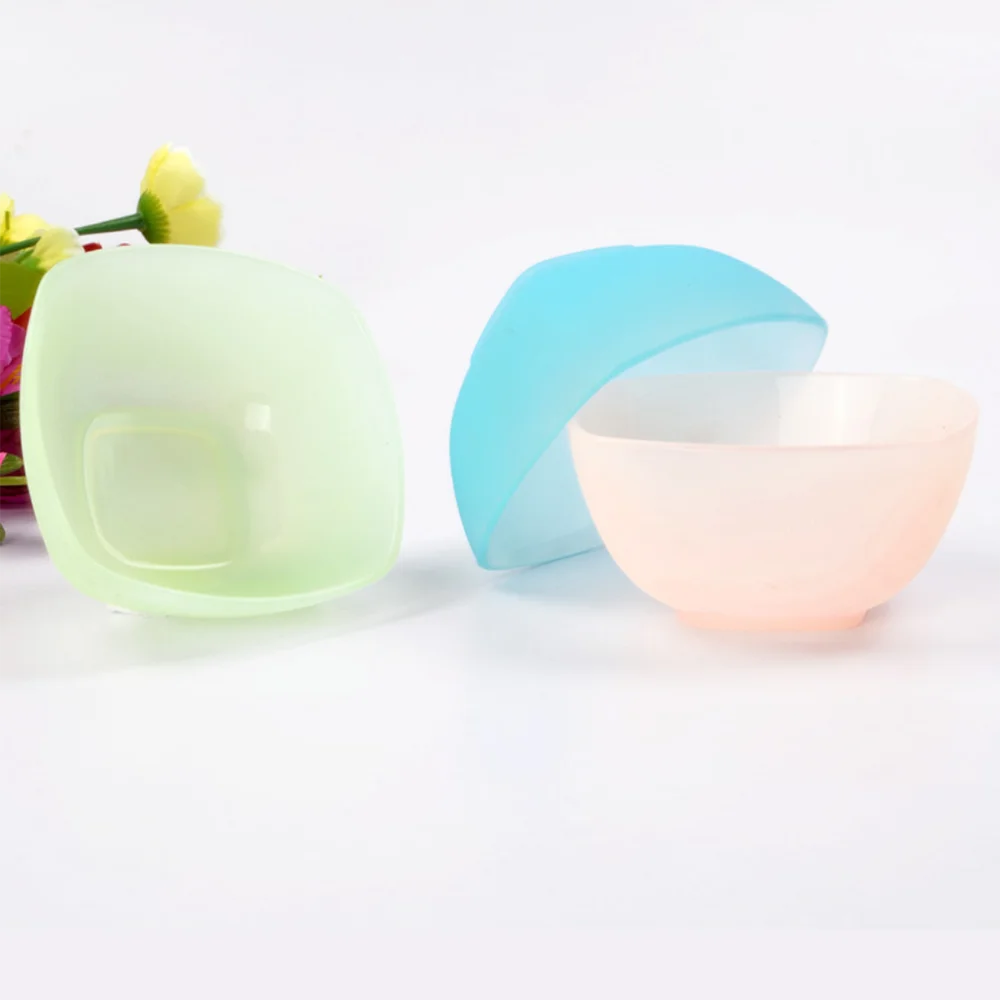 

Wholesale New Environmental Protection Silicone Bowl Creative Pure Color Family Bowl For Children RTS, Colorful