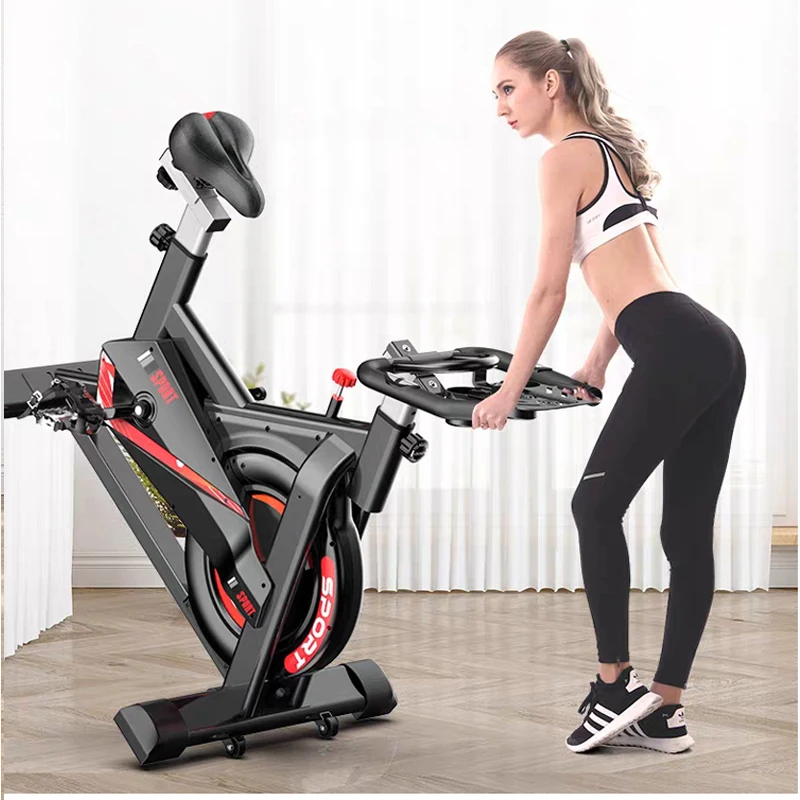 

Slient Home Use Spinning Bike Machine Gym Equipment, Black,white