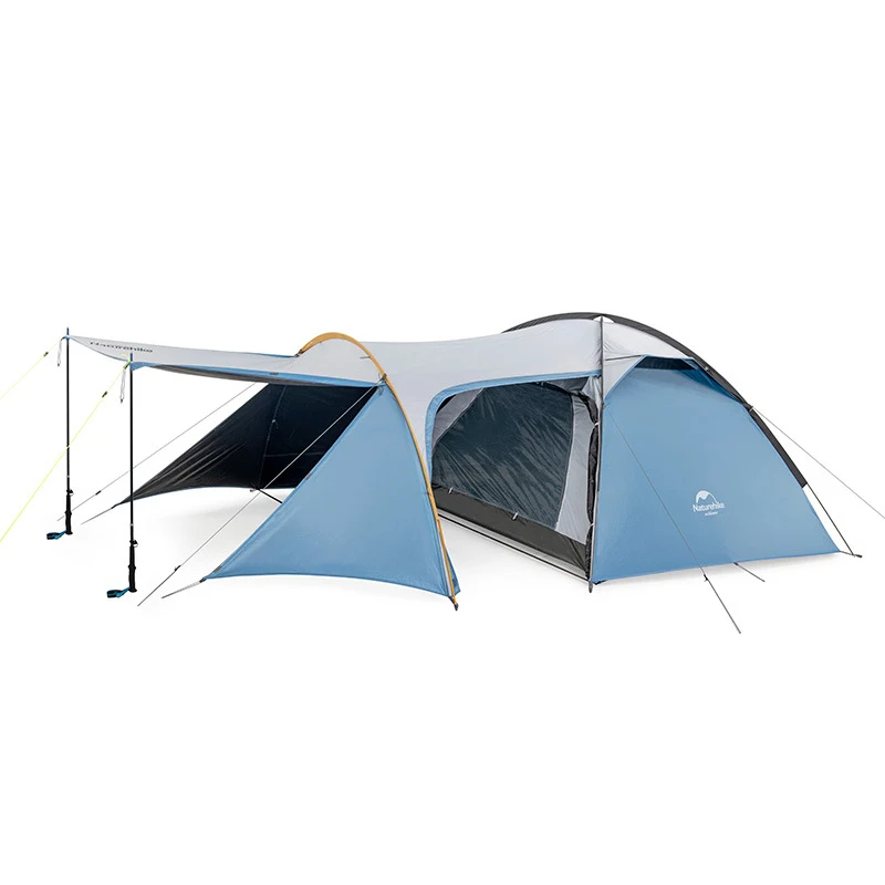 

Outdoor two person one room one hall outdoor 2-3 person thickened rainproof beach sun proof camping tent