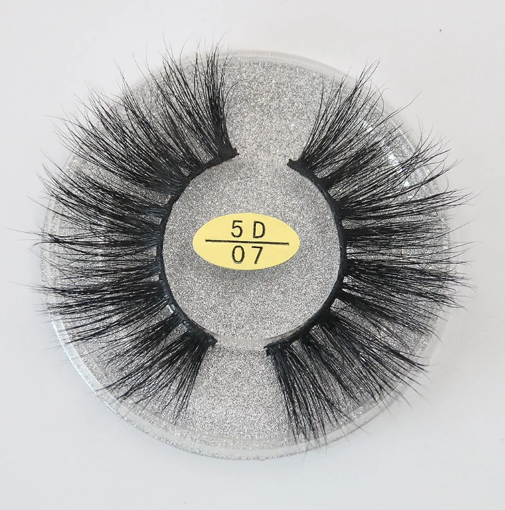 

Hot Sale free sample eyelashes private label mink lashes super fluffy 25mm mink eyelashes, Black color