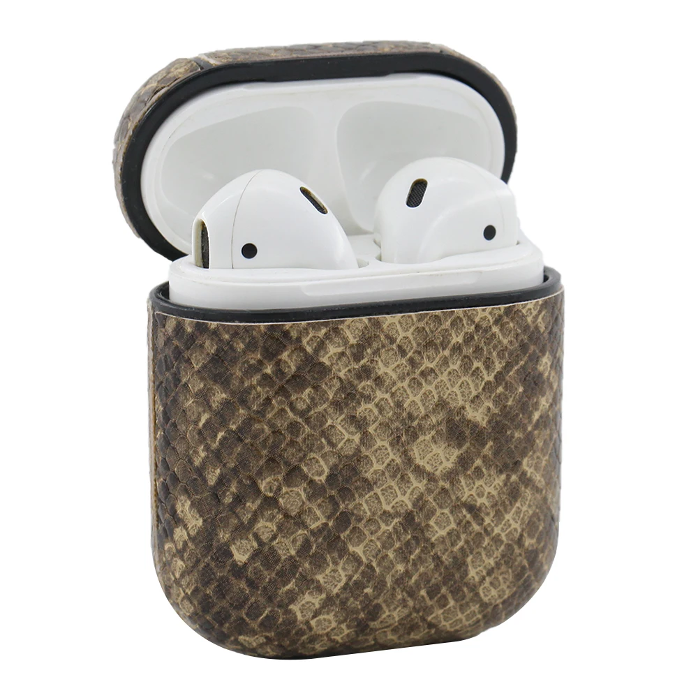 

2021 Amazon high quality wholesale luxury leather dust guard earphone headphones pc cases protective cover for airpods 1 2 3 pro, 8 colors