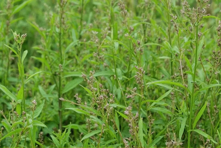 Bush clover in natural habitat showing mature plants with characteristic growth pattern and flower clusters