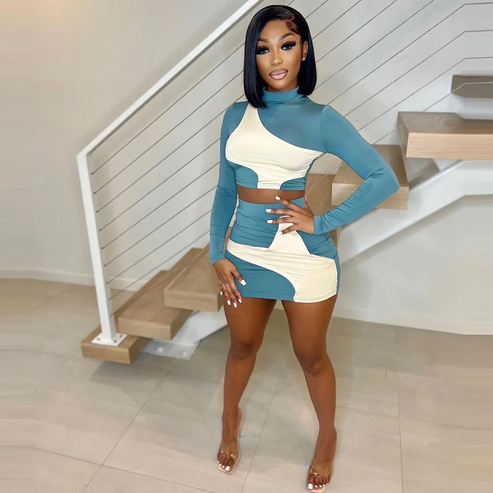 

2022 New Spring Two Piece Outfits Set and Women Casual Suit Custom Logo for Lady