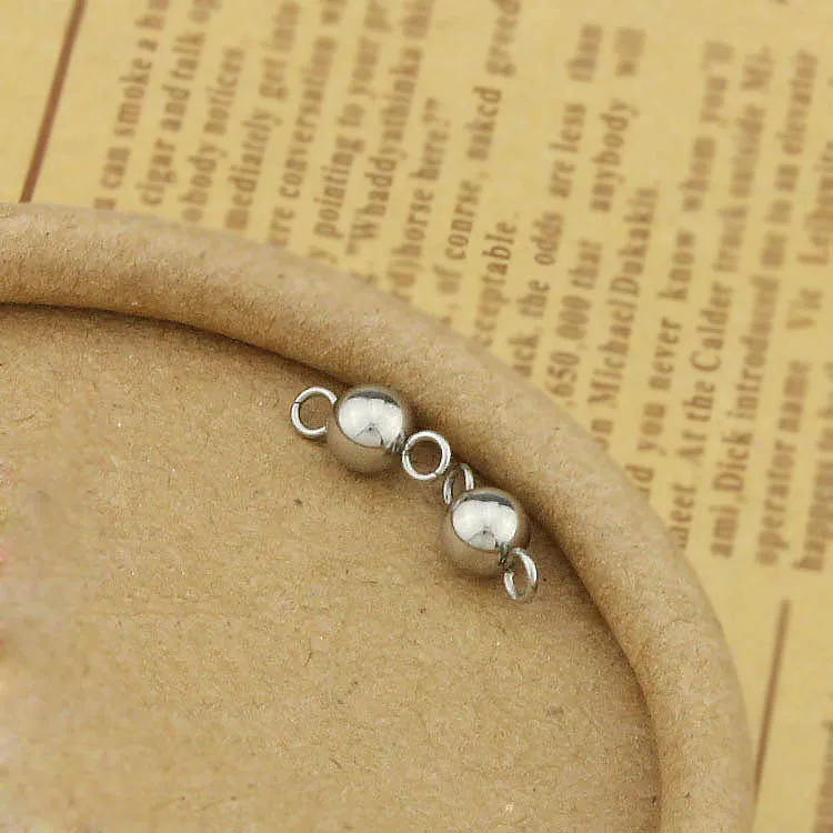 

S615 stainless steel jewelry findings ball connector accessories