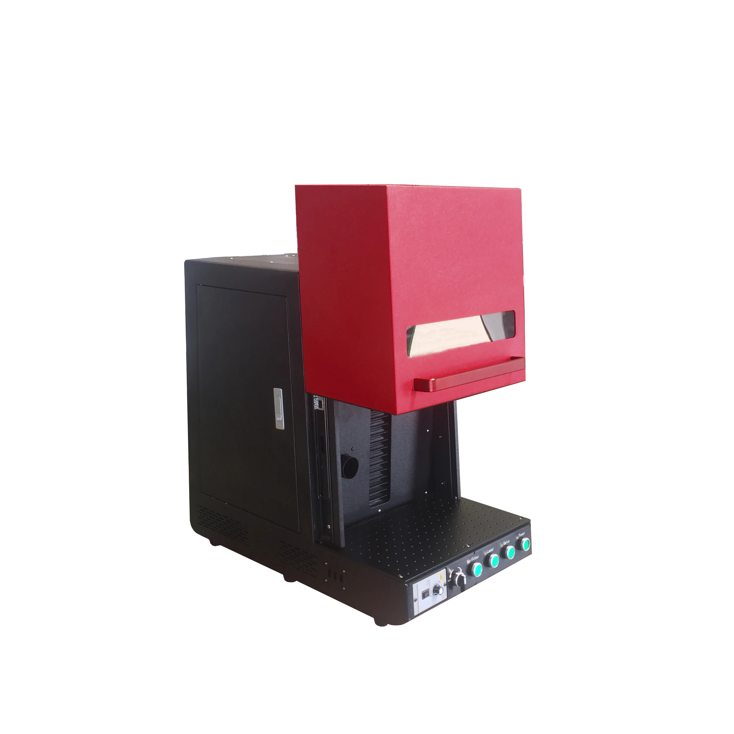 High Quality Mini Enclosed Fiber Laser Machine From China Transon