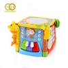 baby bilingual learning set activity cube toy for intelligence