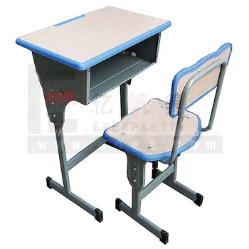 High Adjustable Primary Middle School Furniture Single Student