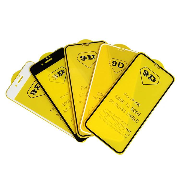 

The full-screen 9D tempered glass film is coated in black Glass big screen protector