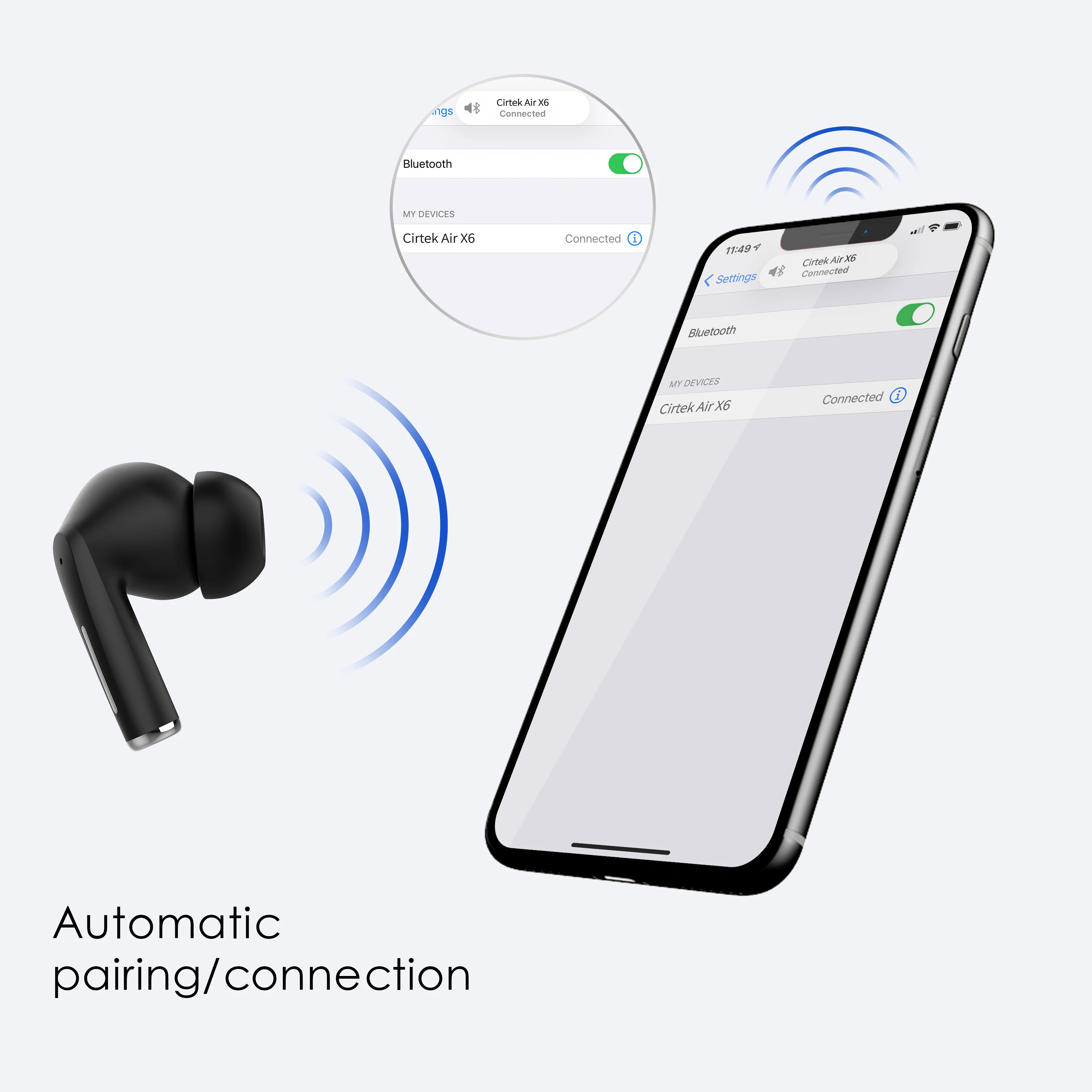 

Cirtek free shipping noise cancelling wearbuds in bulk cheap enc anc audionic earbuds wholesale true wireless earbuds with mic
