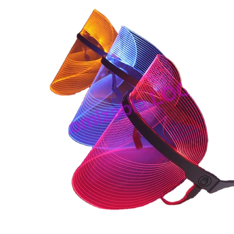

PROFESSIONAL hot sale 3 color LED photon therapy facial mask