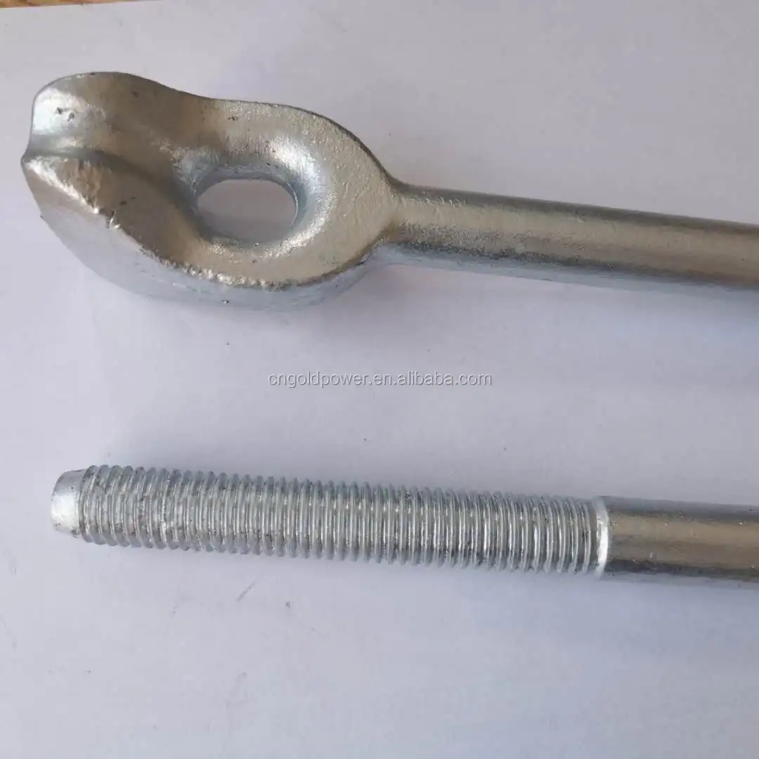 Pole Line Hardware Angle Type Anchor Rod Thimble Eye Bolt Buy Thimble