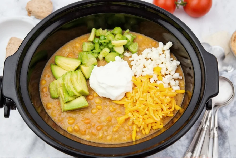 white chicken chili crock pot creamy slow cooker guide