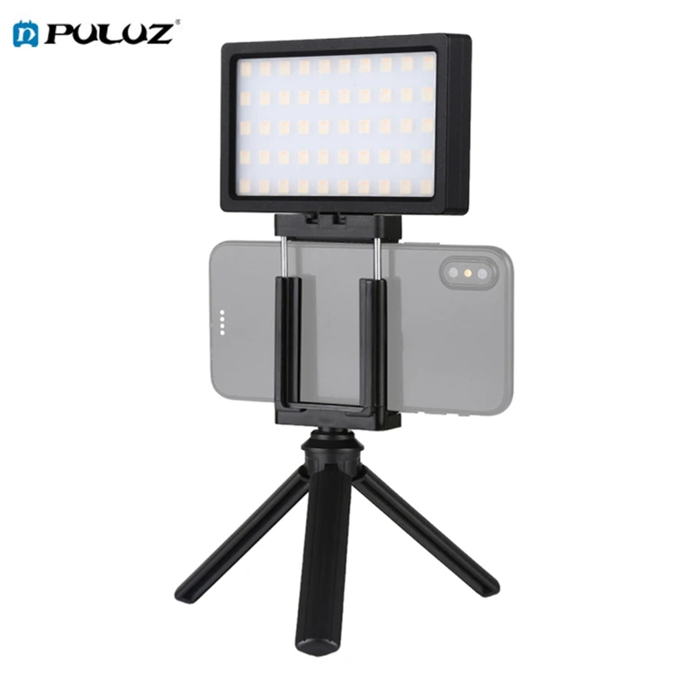 

Original PULUZ Pocket 100 LED 800LM RGB Dimmable LED Vlogging On Camera Light Photography Fill Light For Cameras And Smartphones, 9 types