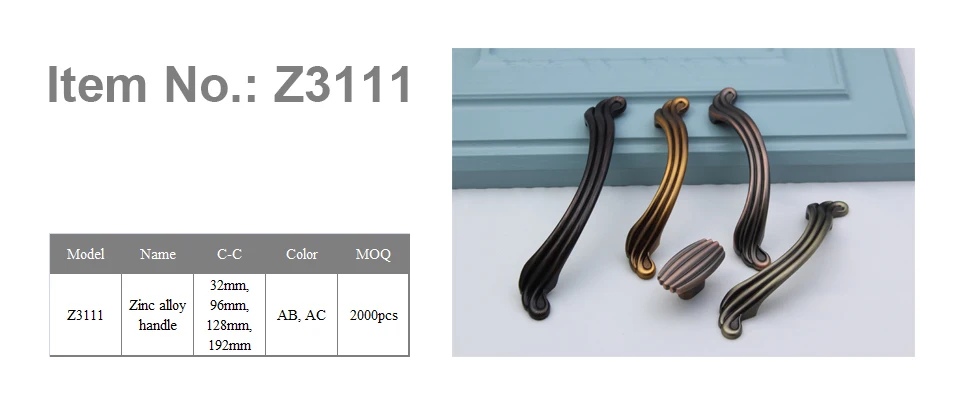 Hot selling kitchen cabinet zinc alloy material handles