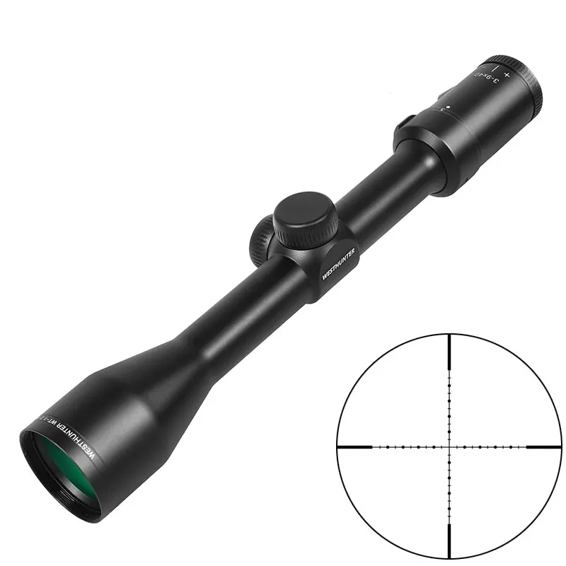 

Tactical WESTHUNTER WT-1 3-9X40 Riflescope One Tube Mil Dot Reticle Optical Sight Hunting Rifle Scope