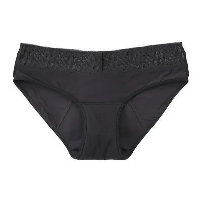 

IN STOCK new arrival Organic Cotton Brief Period Underwear| Menstrual Underwear| Period Panties, Black