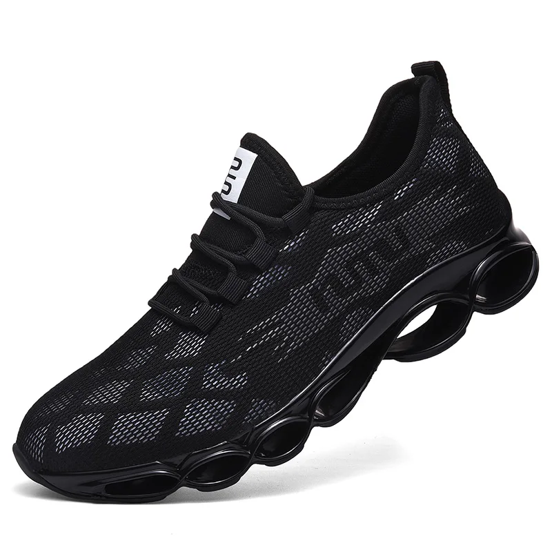 

Men Shoes Running Light Weight Breathable Mesh Running Shoes, Black;black+green;black+red
