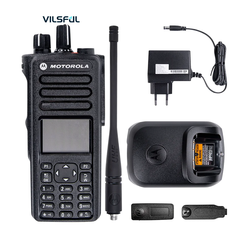 

Moto-rola radio DP4801e DP4801e/XPR 7550e/DGP8550e DMR WIFI Walkie Talkie Wifi Two Way Radio, Black