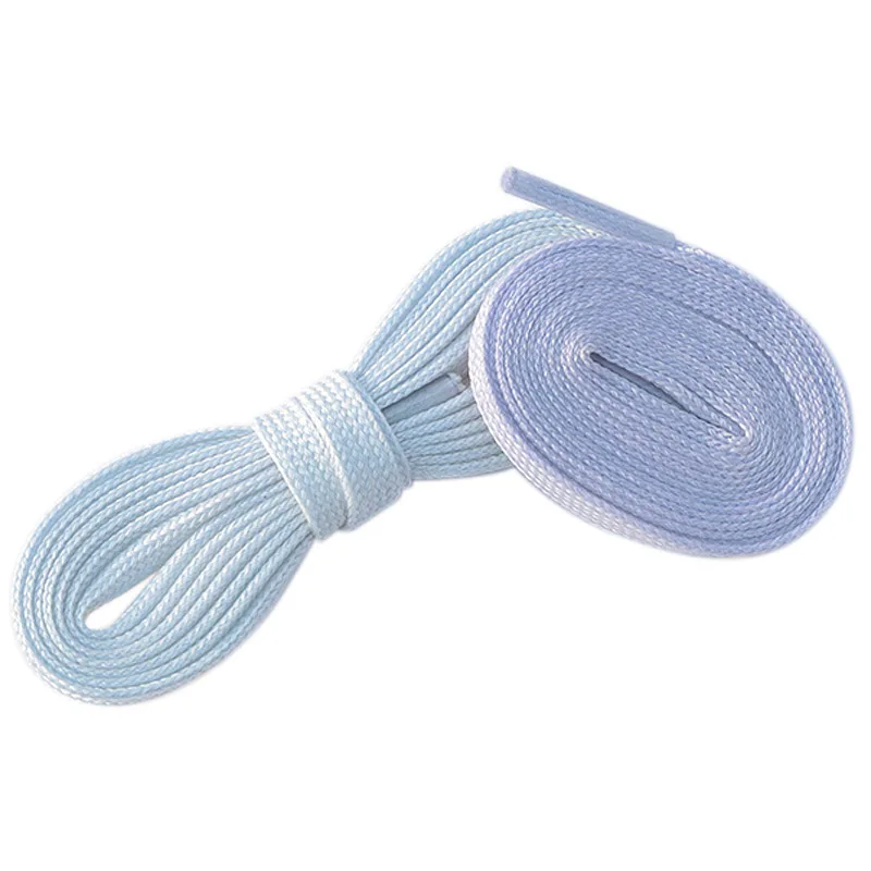 

Hot Flat Color Gradient Changing Colors Shoe Laces Party Camping Boots Shoelace Strings Growing sport crystal shoelaces