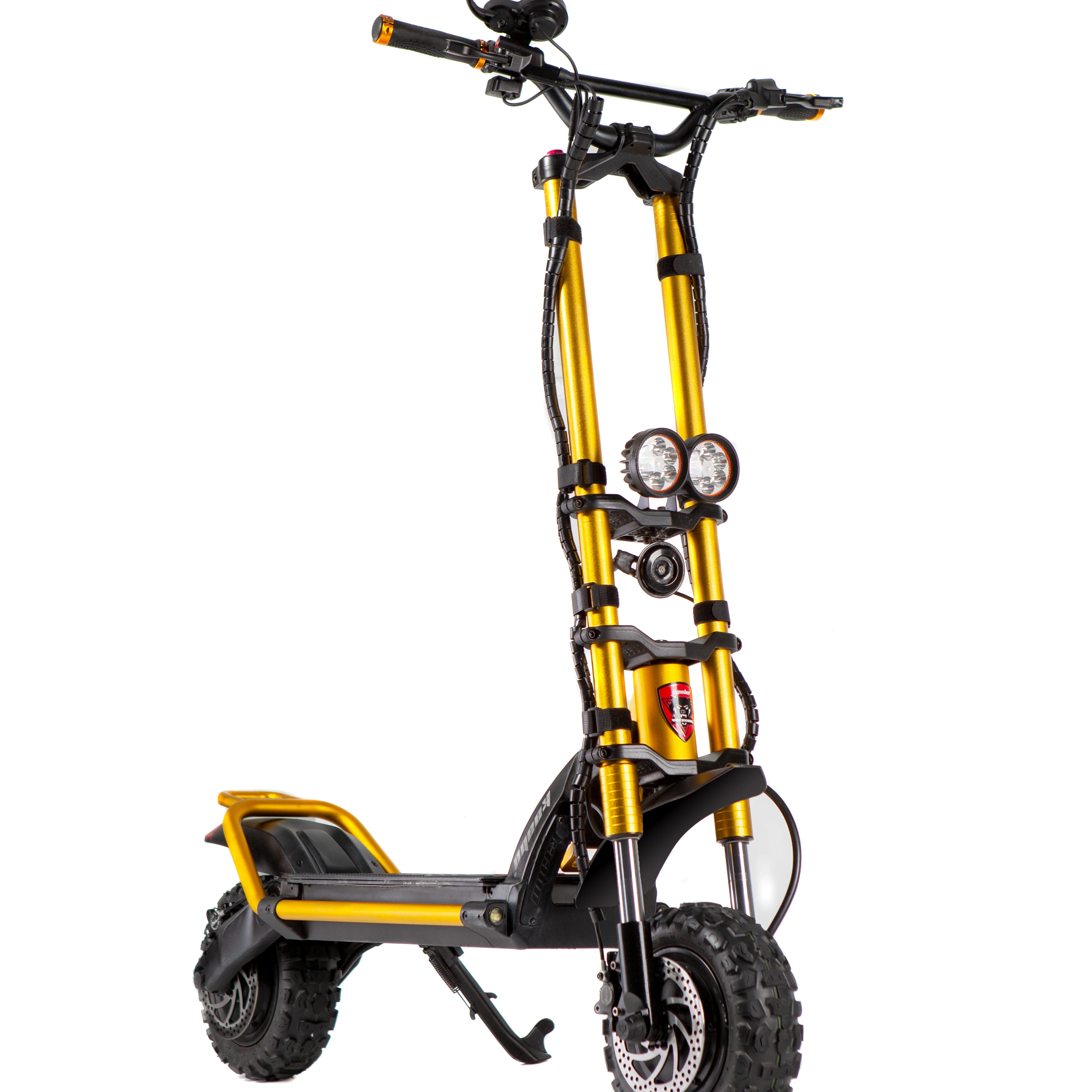 

2021 upgrade wolf warrior king color off road electric scooters 72v 35Ah 4000W kaabo wolf warrior 11 dual motor