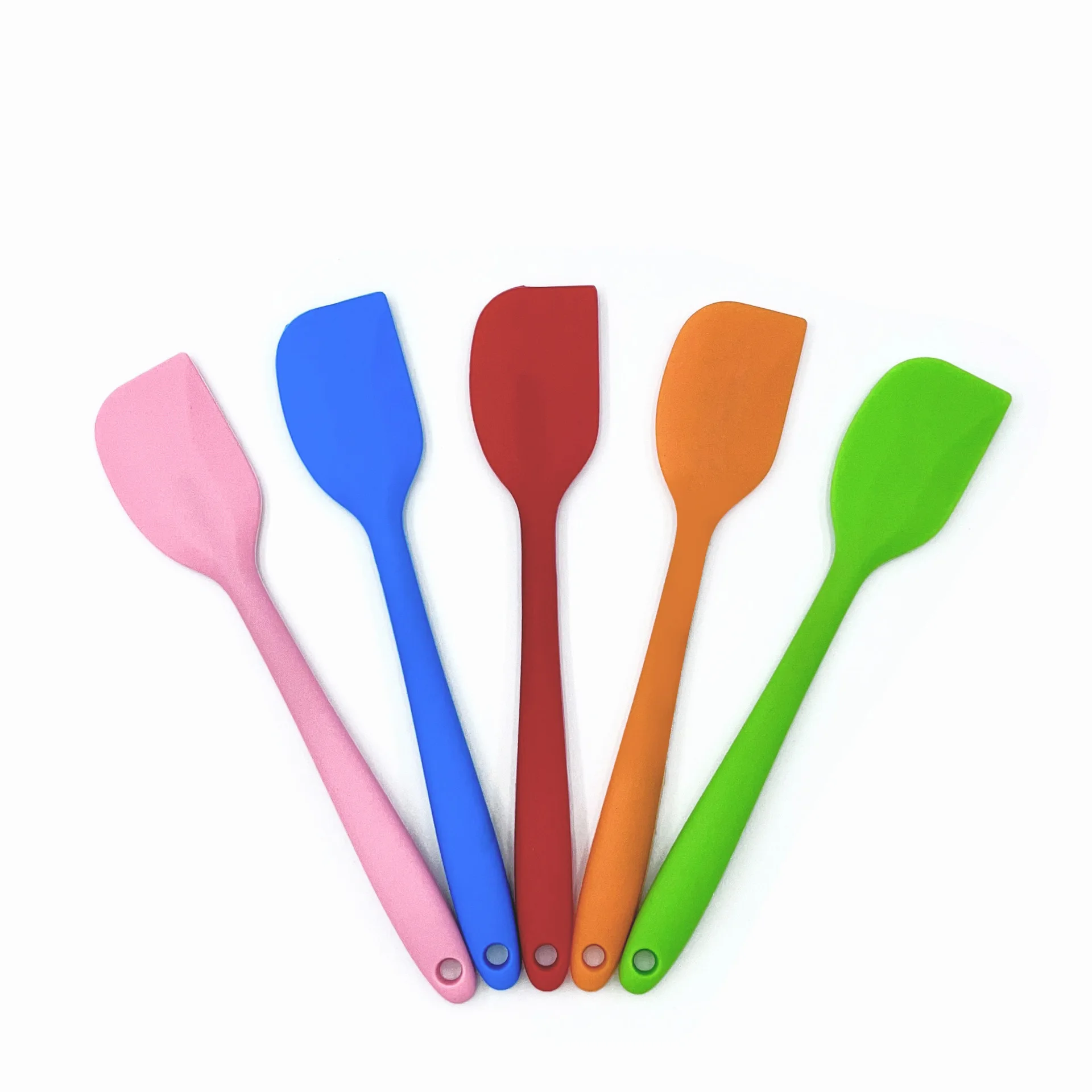 

PUSELIFE Baking tools 8.3 Inch One Piece Design Solid Heat-resistant Non Stick Baking Cooking Utensil Silicone Scraper Spatula