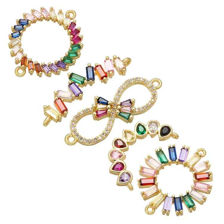 

Rainbow Bow Crystal Women's Necklace Earrings Bracelet Connector
