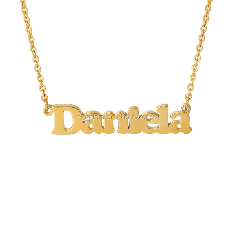 

Custom Nameplate Design Your Own Name Necklace Personalised Name Necklace Jewelry