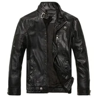 

JSM0004 men jacket coat windbreaker skin jacket leather jacket men