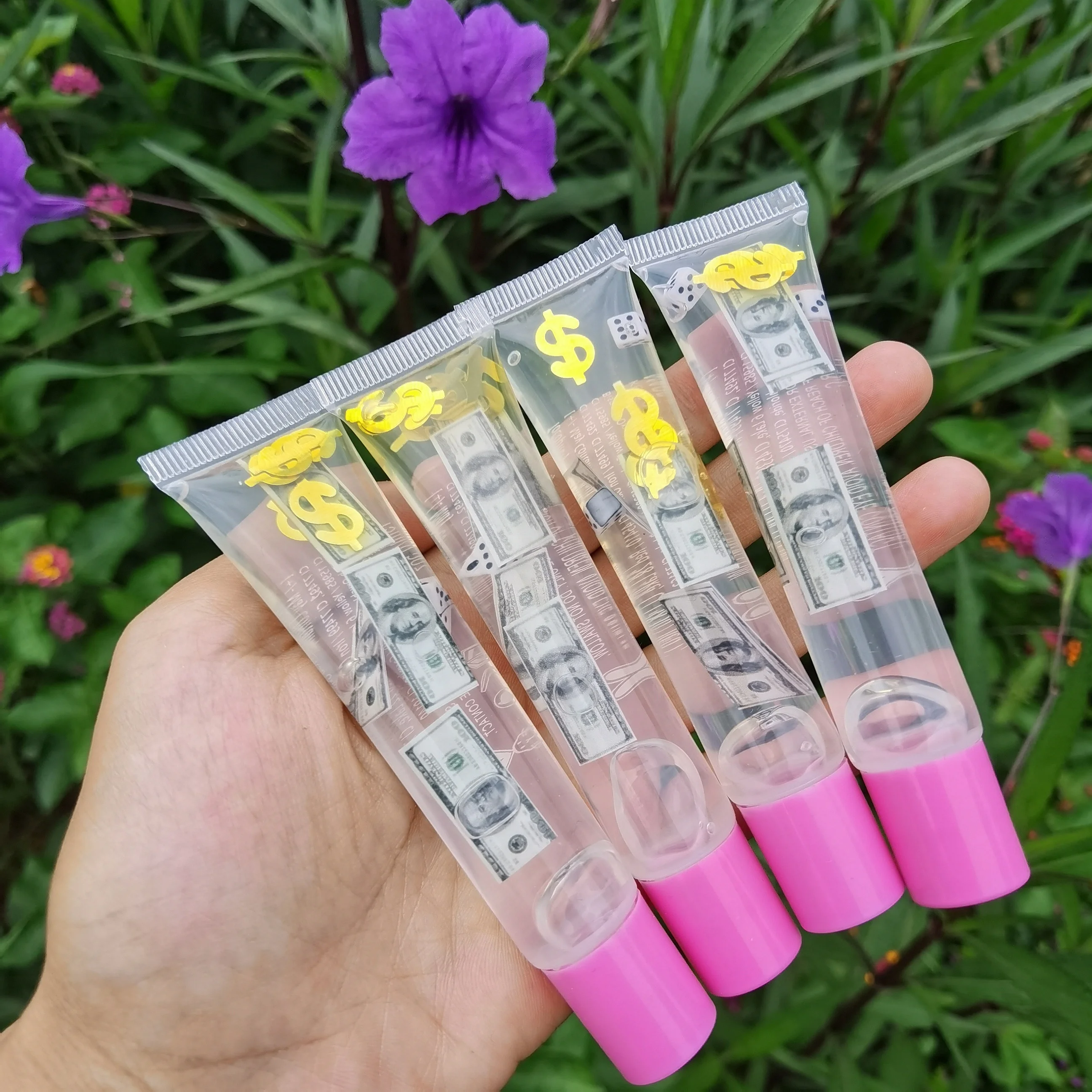 

2022 Lip Gloss Base Tube Vendor Vegan Fruity Wholesale Clear Bulk Liquid Holder 2021 Best Sale Makeup Lipgloss Private Label