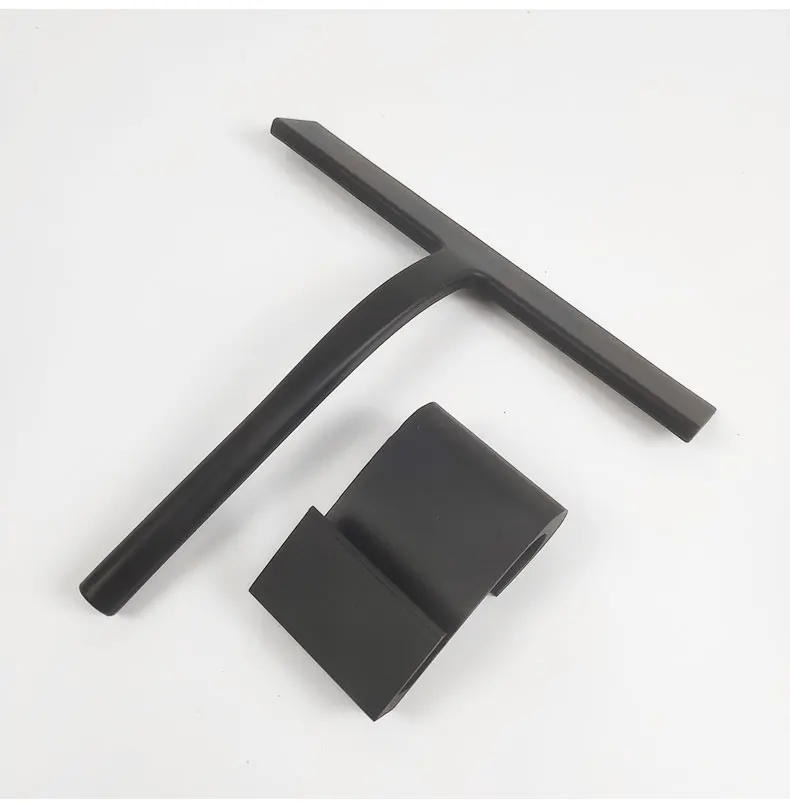 

Drop Shipping Large Shower Squeegee Set with Hook Silicone Iron Bathroom Scraper