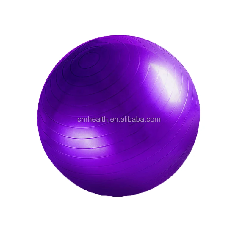 

anti burst custom logo gym fitness exercise pvc 65cm yoga ball, Pink, purple, green, black,grey, red,etc