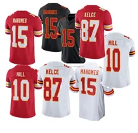 

Best Quality #15 Patrick Mahomes #87 Travis Kelce #10 Tyreek Hill Embroidery Logo Stitched American Football Jersey