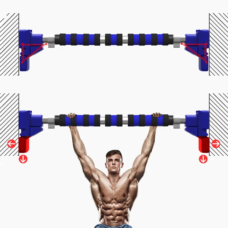 

FunFishing hot selling pull-up horizontal bar on home door without punching home fitness, Picture shows