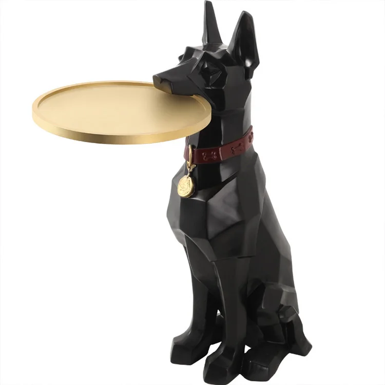 doberman statue at home goods