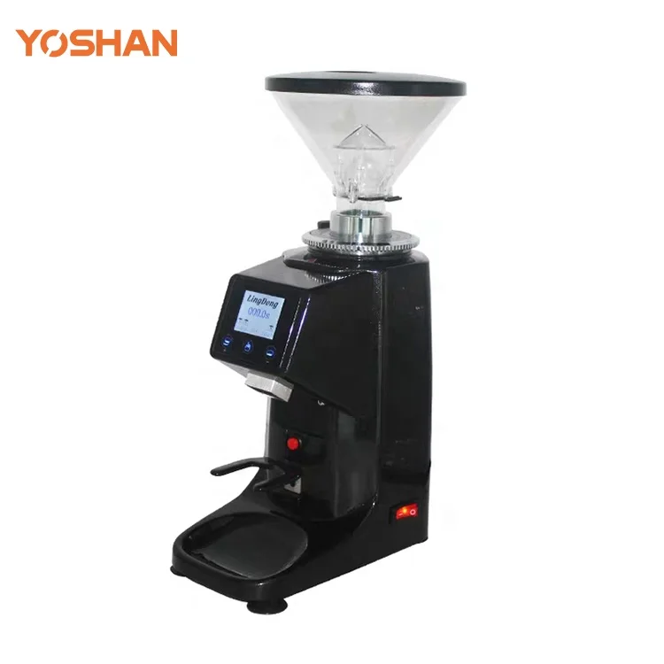 
Professional Touch-screen Grinding Disc Coffee Grinder Espresso Bean Machine for Sale 