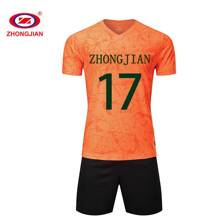 

Custom Soccer Wear Breathable Soccer Uniform Set Football Team Uniform Set