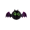 Halloween 3D Honeycomb Paper Purple Bats Lantern party DIY Table Drop Pendant Ornament Decor