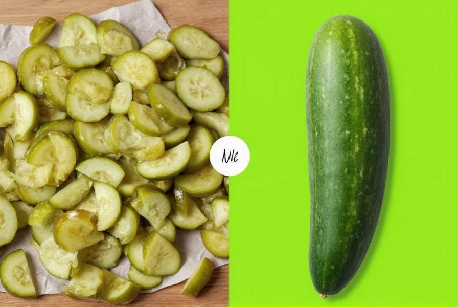 Cucumber vs Pickle comparison chart