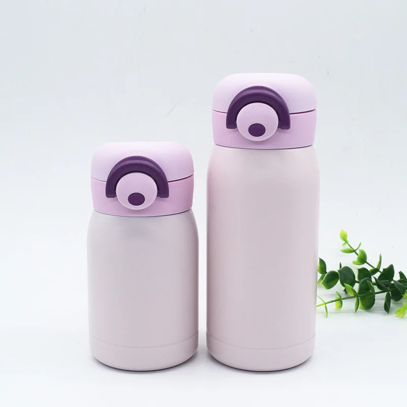 

Mikenda kids stainless steel water bottle bouncing cup insulated water bottle stainless steel, As pictures