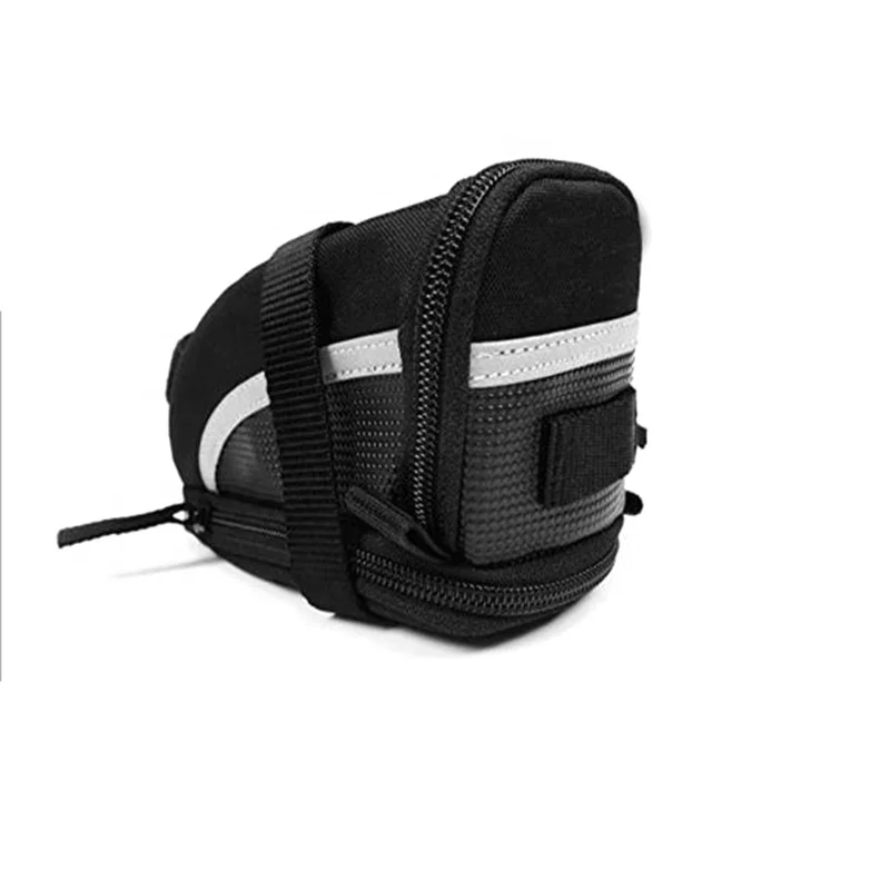 

Amazon Hot Sale Waterproof Fashionable Bicycle Saddle Bag Bike Rear Bag Seat Bag Bicycle, Black