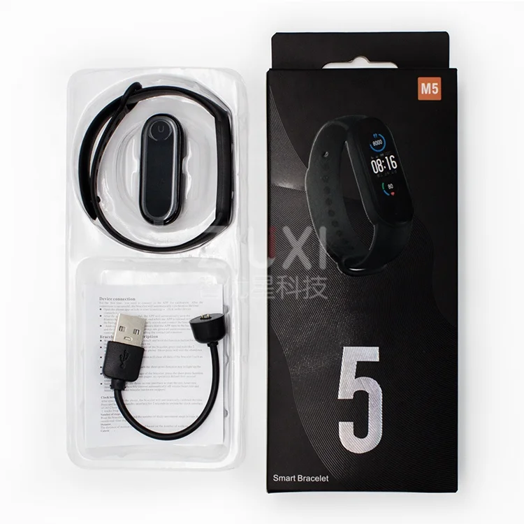 

Smart Band M5 Bracelet Sports Wristbands Heart Rate Monitor Smart Watch Mi Band 5