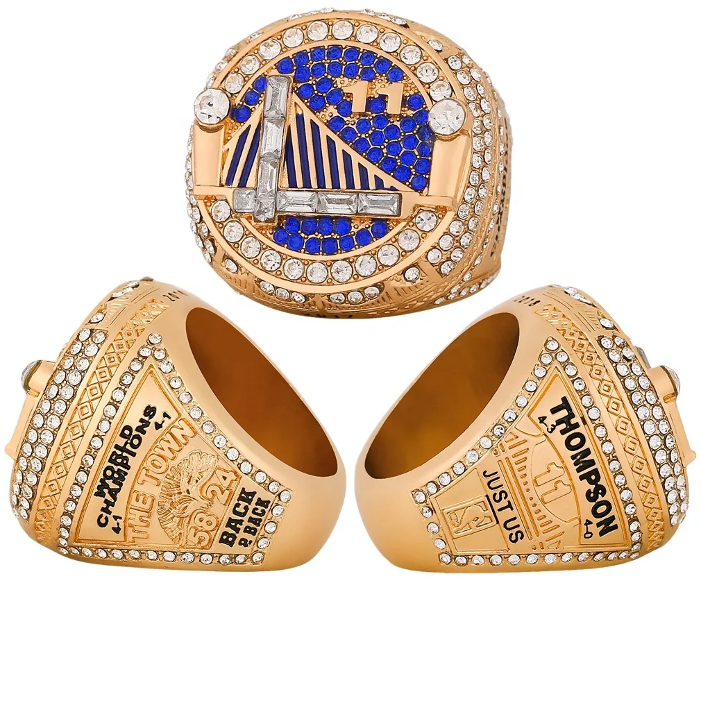 

Custom 2018 Basketball Official Competition Warrior Curry fans championship ring classic usssa championship ring