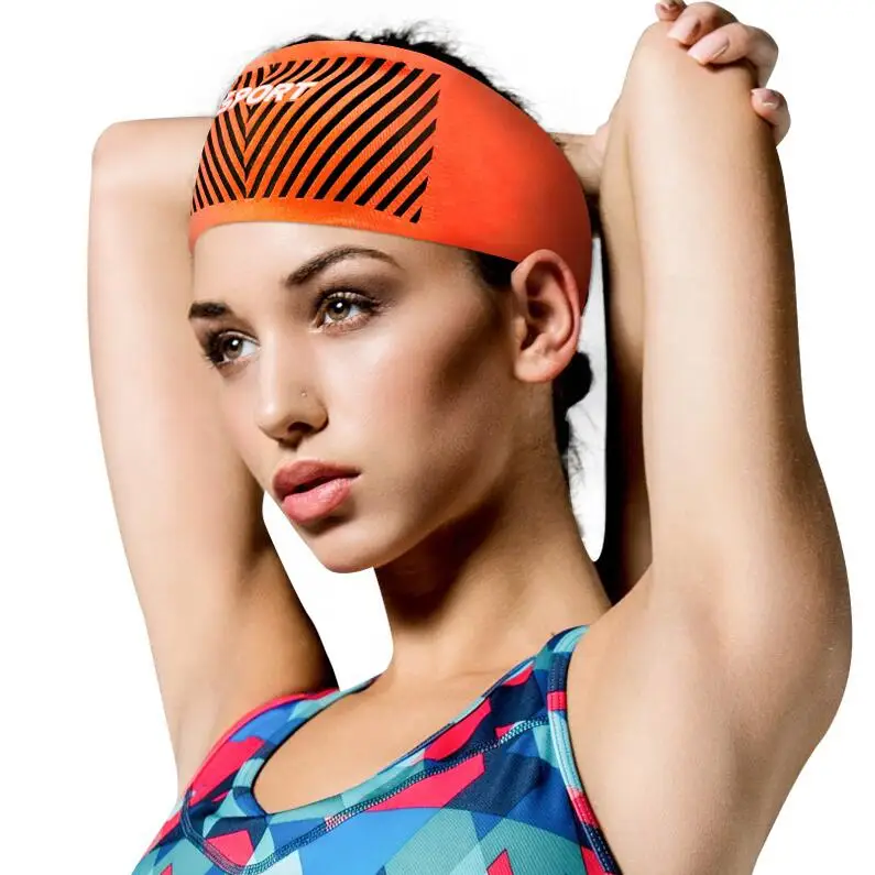 

Custom Sport Headbands Sweatband Yoga Hair Bands Head Sweat Bands Running Fitness Outdoor Headband, Red, blue, grey