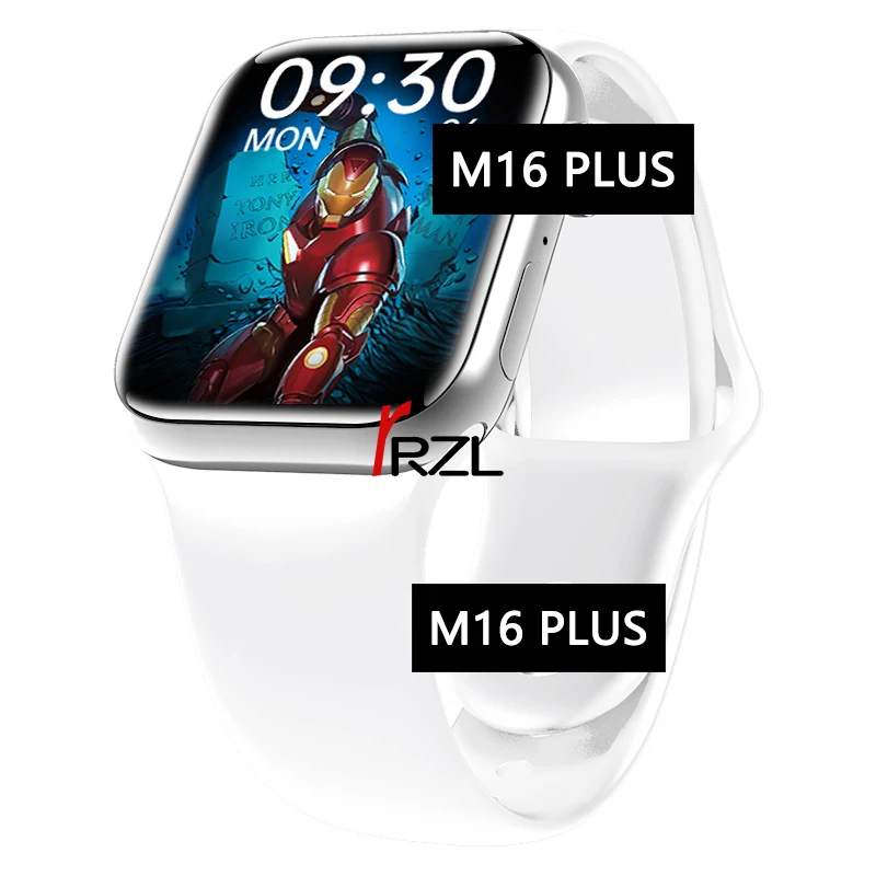 

2021 New Smartwatch M16plus 1.75 Inch Large Screen Reloj Intelligent BT Call Watch Series 5 6 Men Women Smart Watch M16 plus, Colorful